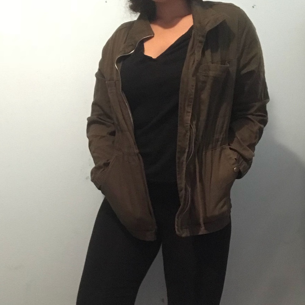 Army green fashion jacket